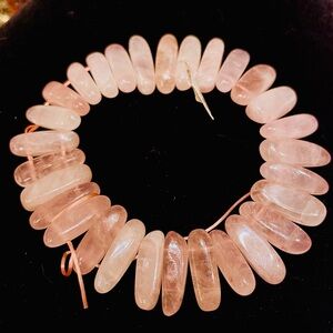 Exceptional Natural Rose Quartz Beads ♥️